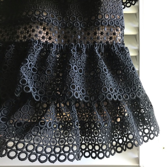 Self-Portrait Laced-Up Tiered Dress - Picture 11 of 12